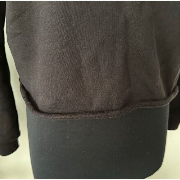 Francesca’s black crewneck sweatshirt with pearl detail - Picture 8 of 9